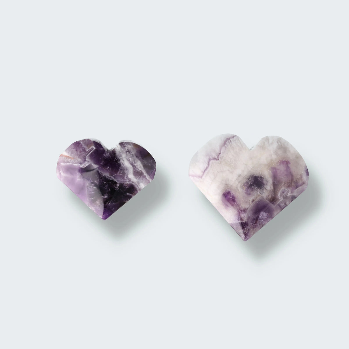 Dreamy Amethystquarz Herz aus Sambia