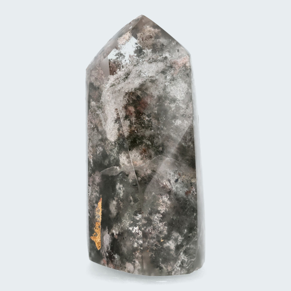 Garten Quarz Turm geschliffen aus Sambia (42,6g)