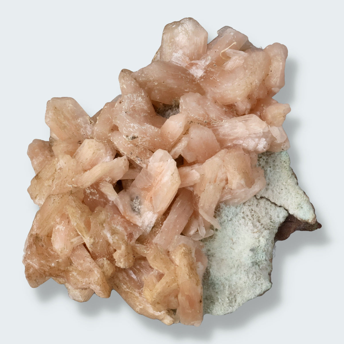 Stilbit Cluster Handstufe auf Zeolith aus Indien (194g)