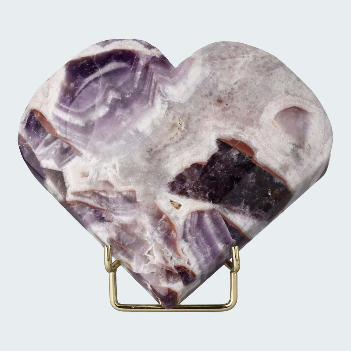 Dreamy Amethystquarz Herz aus Sambia (745g)