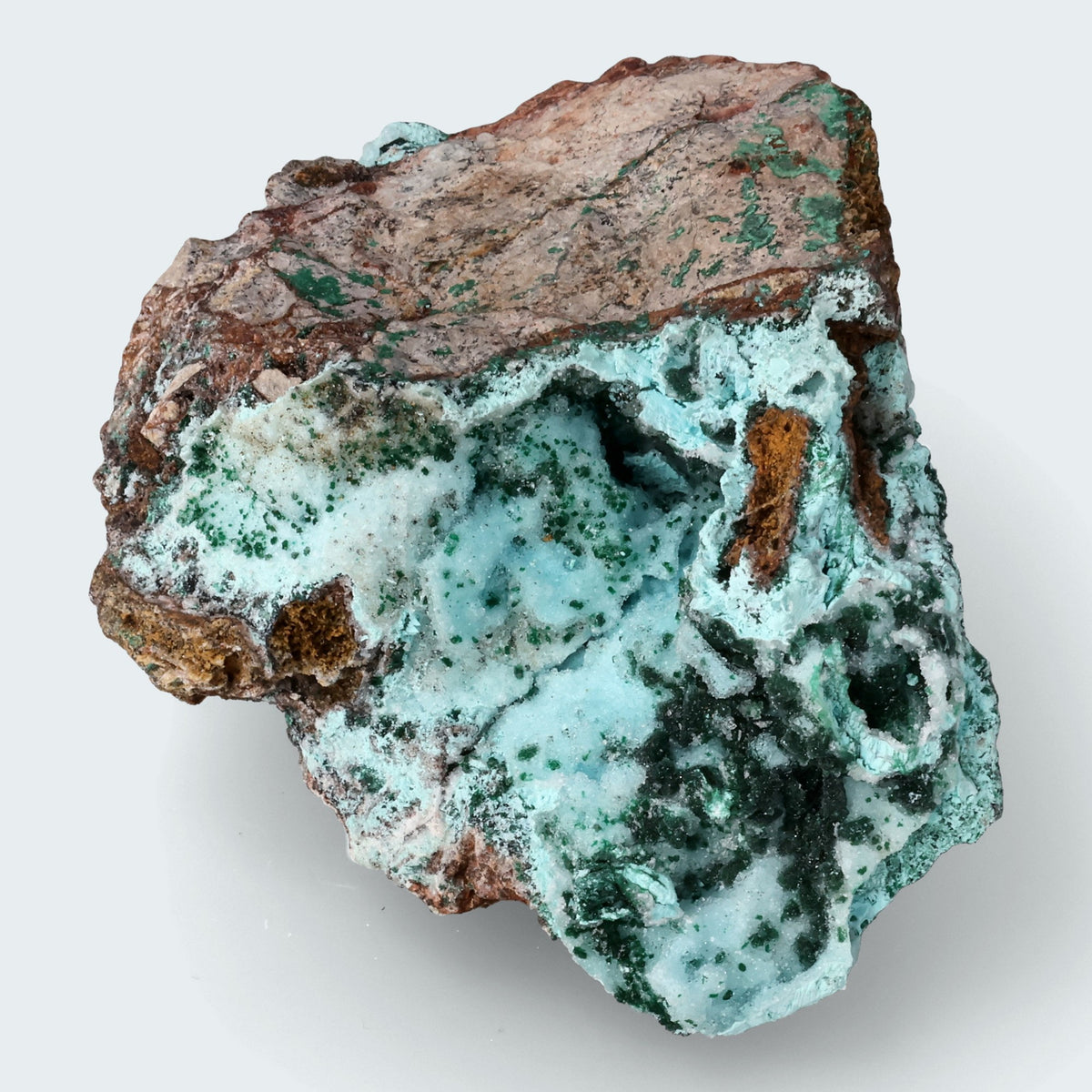 Chrysokoll Stufe aus Tenke-Fungurume, Kolwezi, Lualaba, DR Kongo (255g)