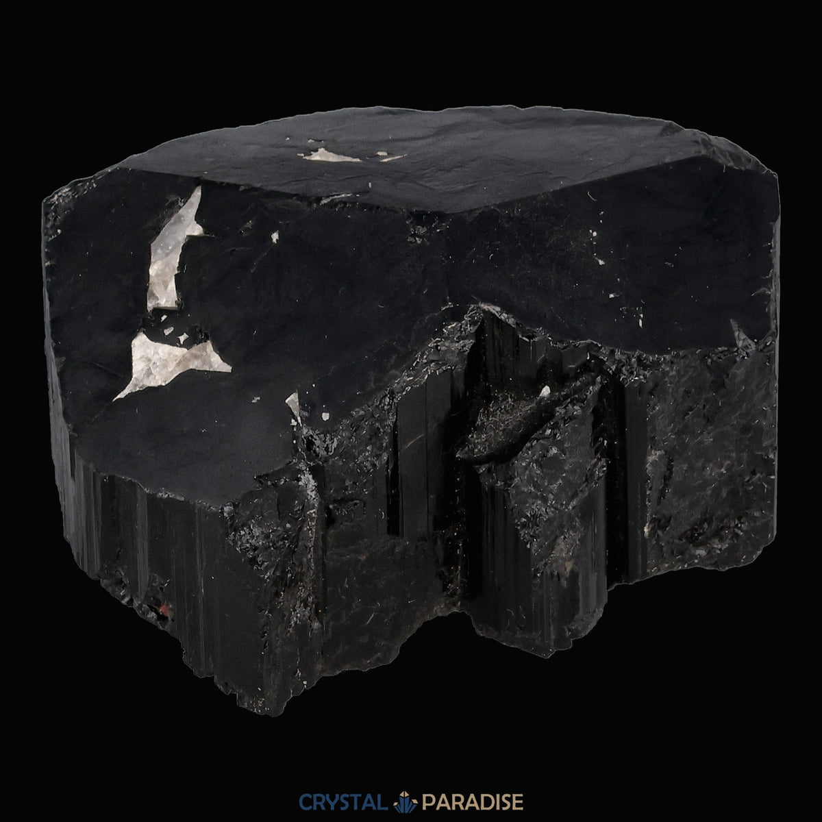 Schwarzer Schörl Turmalin aus Brasilien (184g) - crystal paradise