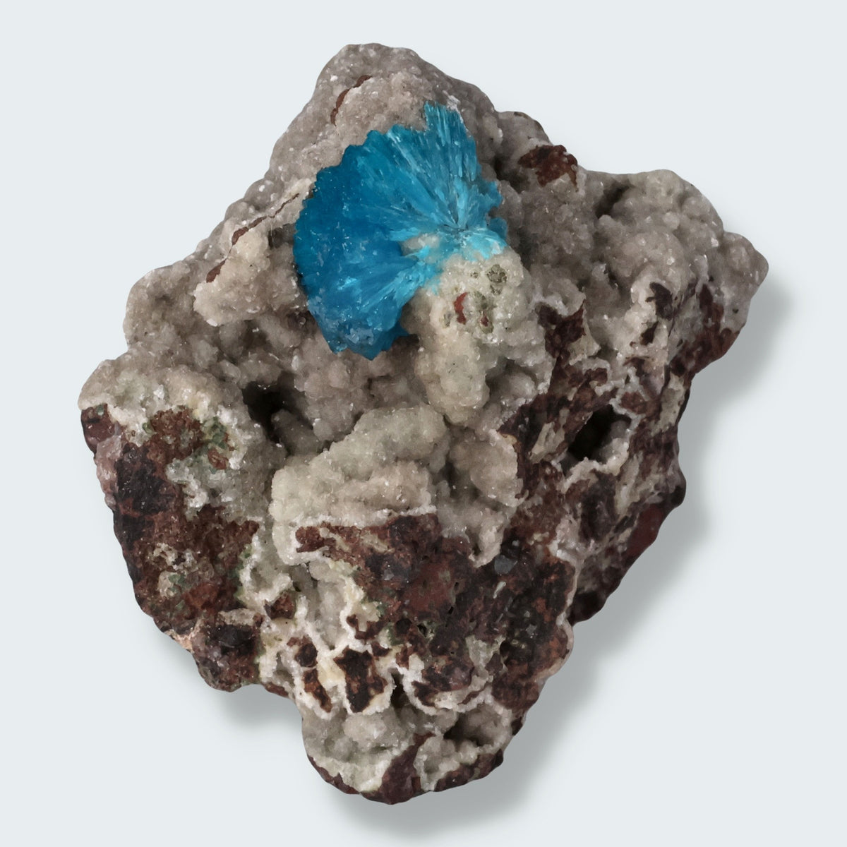 Canvansit auf Stilbit aus Poonah Indien (40g)