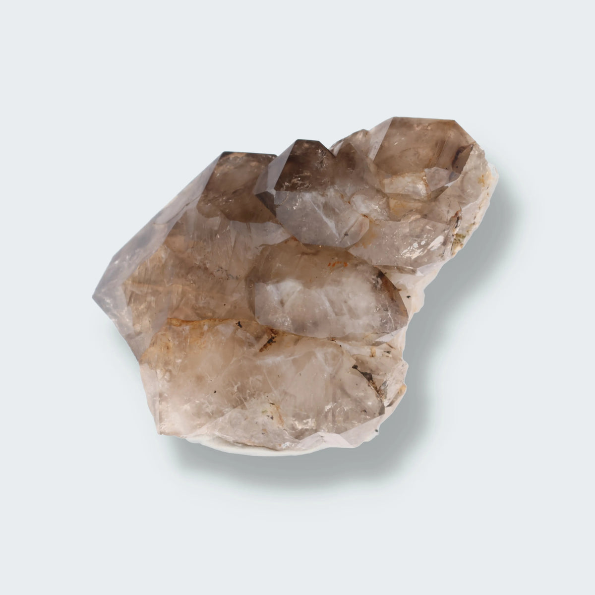 Rauchquarz aus Namibia, 46g, natürlicher brauner Kristall mit transparenter Spitze, Rohstein-Unikat