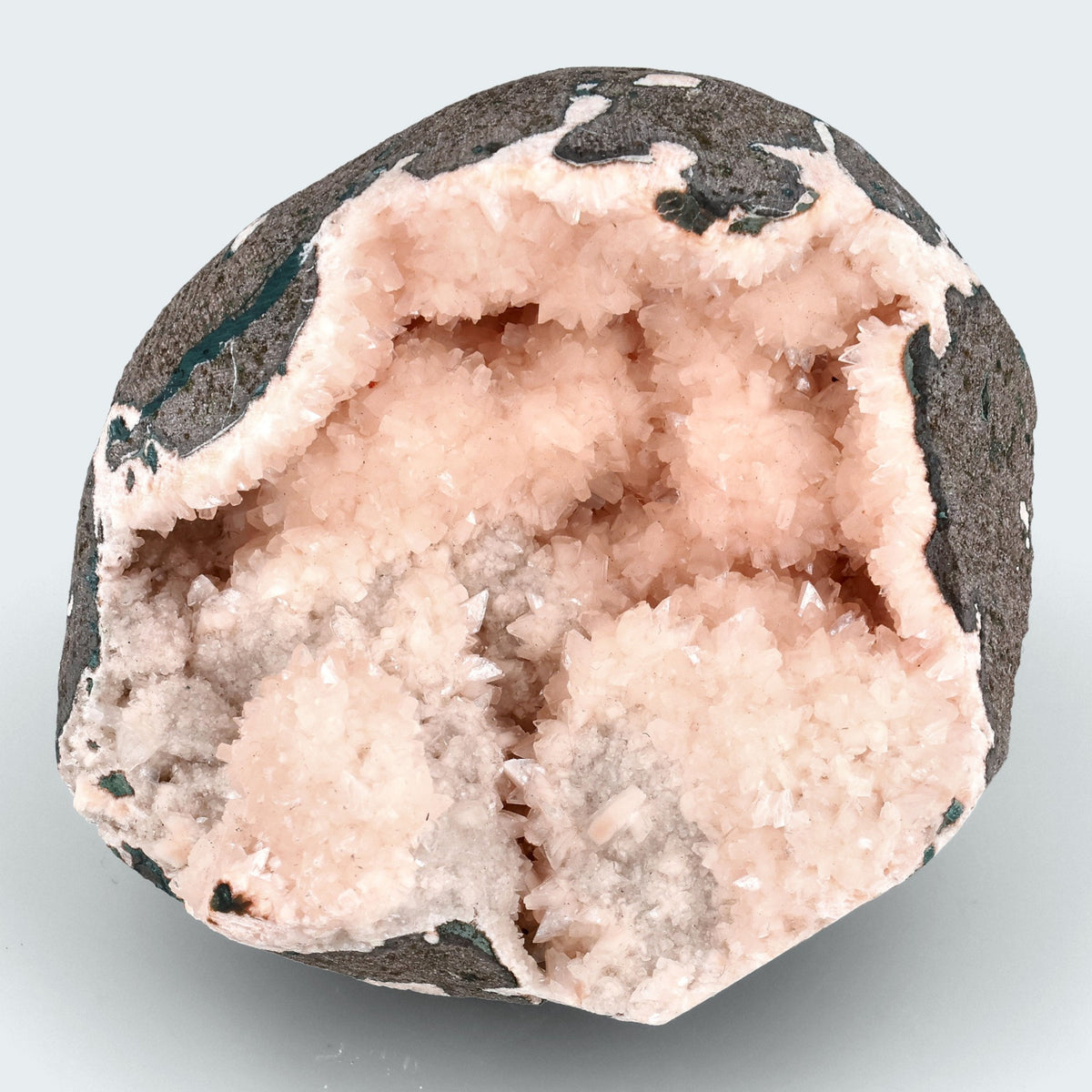 Heulandit Euzeolit Geode aus Indien (337g)