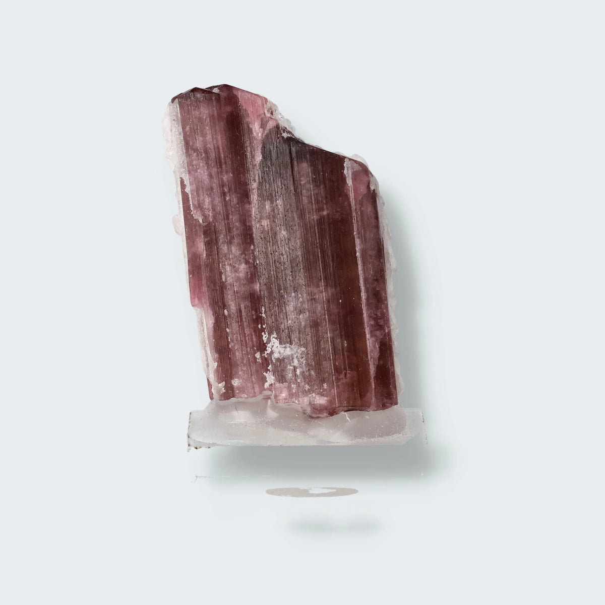 Roter Turmalin Ural – natürlicher Rohkristall aus Russland, 19g, intensiv rote Farbe