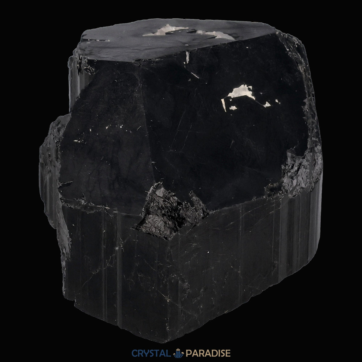 Schwarzer Schörl Turmalin aus Brasilien (184g) - crystal paradise