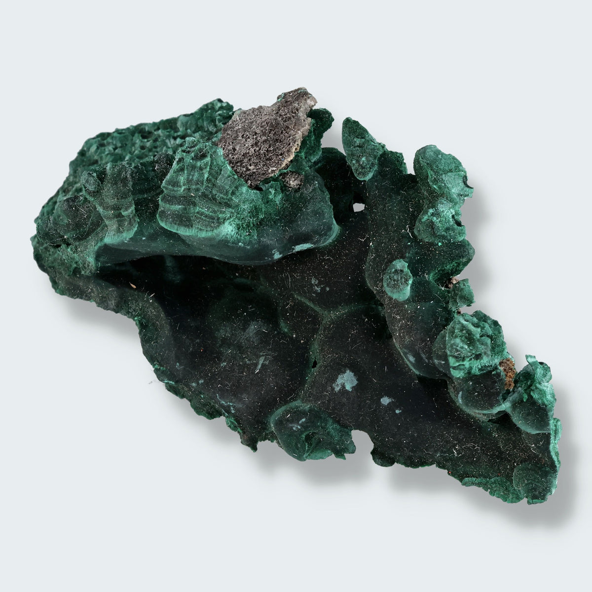 Velvet Samt Malachit Stufe aus der Tantara Mine, Kongo (157g)