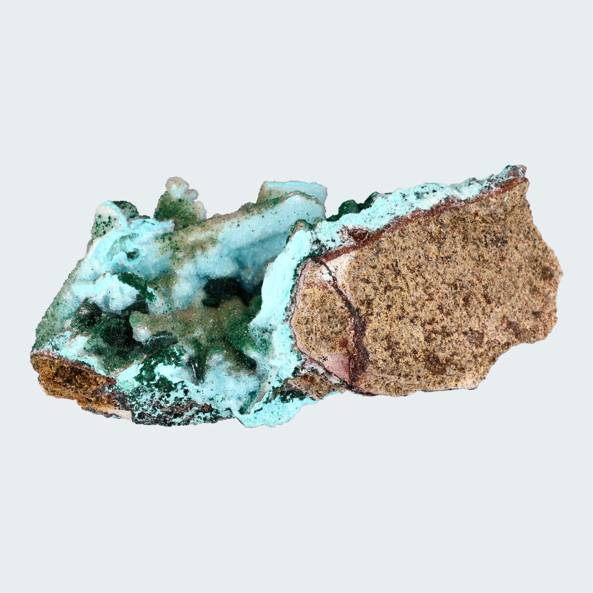 Chrysokoll Stufe aus Tenke-Fungurume, Kolwezi, Lualaba, DR Kongo (128g)