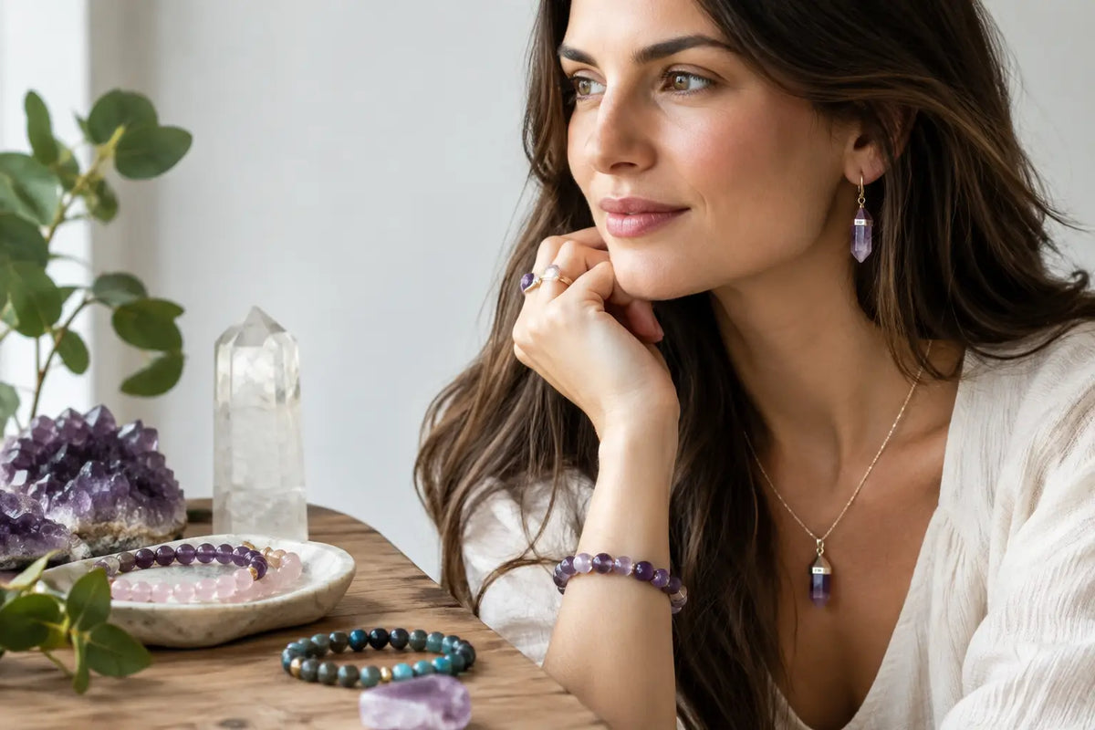 Kristallschmuck Trends für Stil mit Energie
