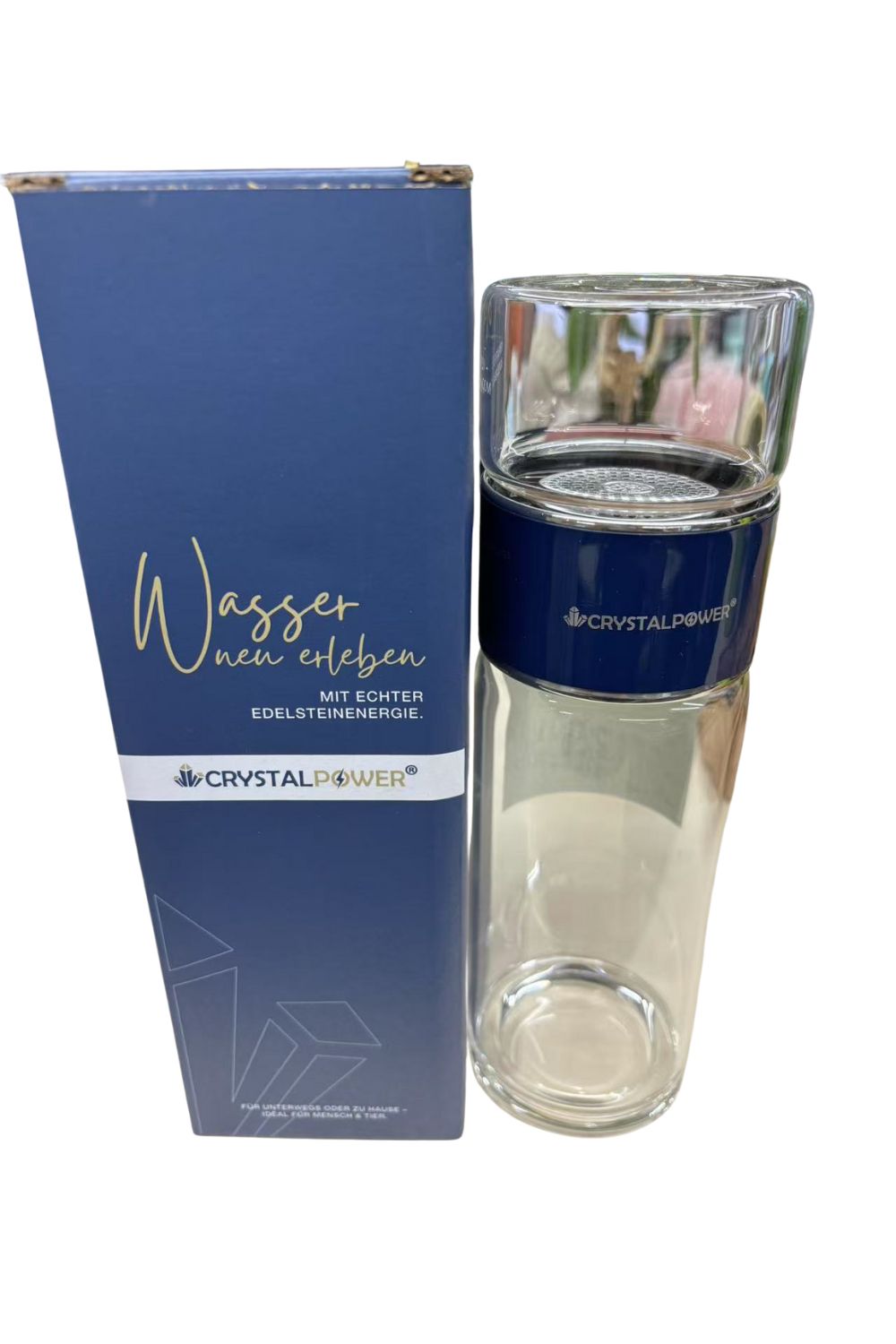 Kristallwasser neu erleben kaufen – Wasserkaraffe mit Edelsteinen von Crystal Paradise