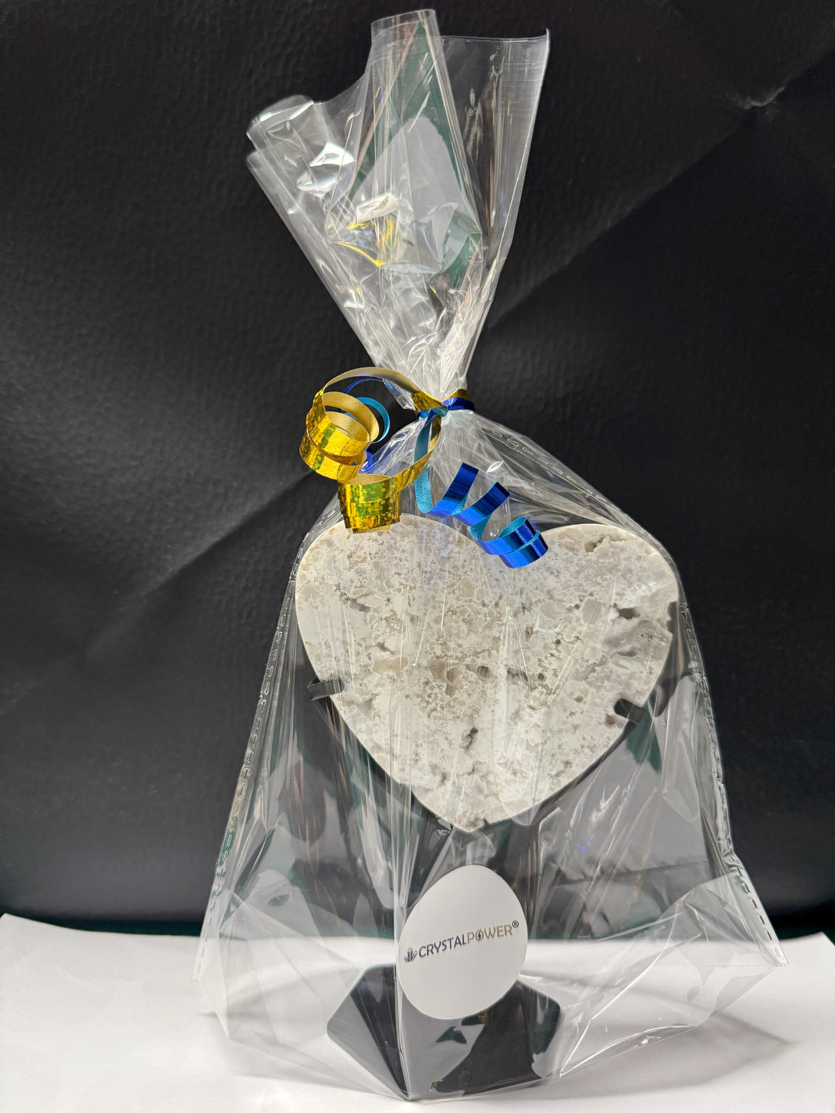 Elegante kostenlose Geschenkverpackung mit Seidenpapier und Band für Kristalle & Mineralien von Crystal Paradise