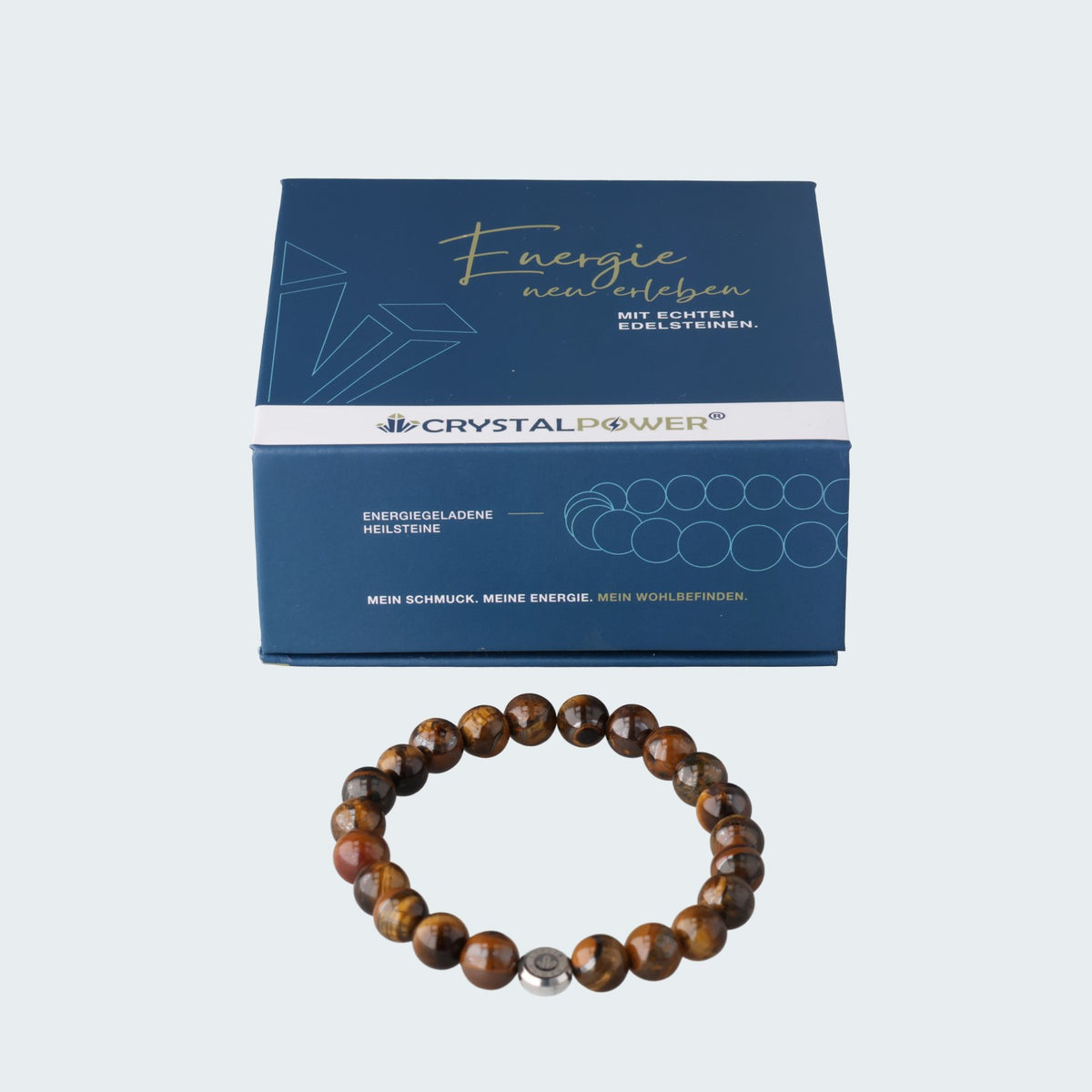 Tigerauge – Fokus & Selbstvertrauen - Armband crystalpower® - crystal paradise