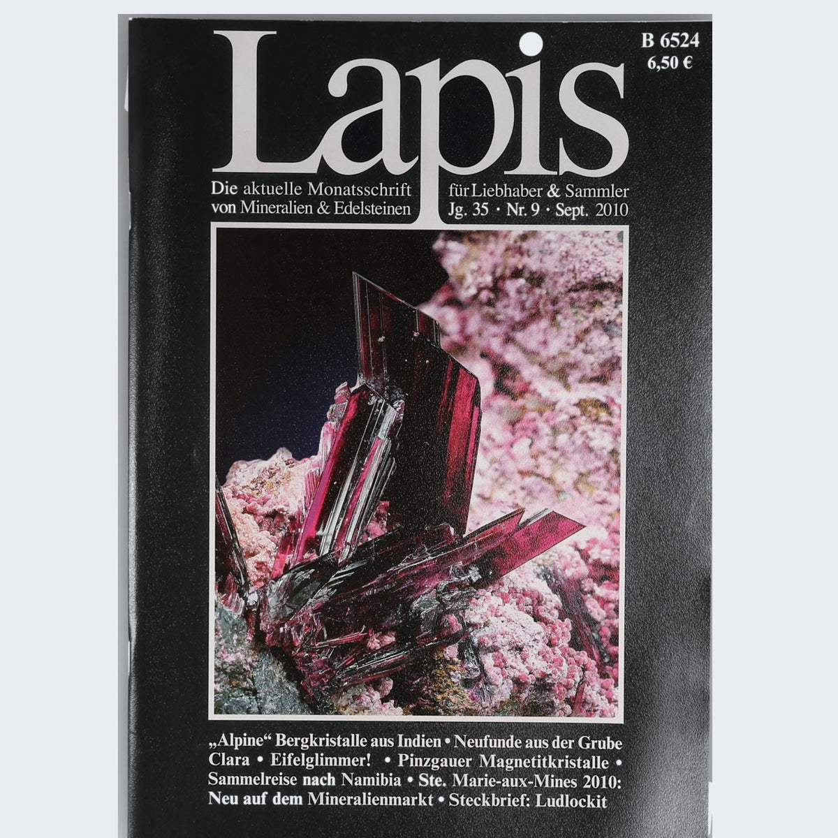 Lapis Magazin Jahrgang 2010 Mineralogie Fachzeitschrift Christian Weise Verlag