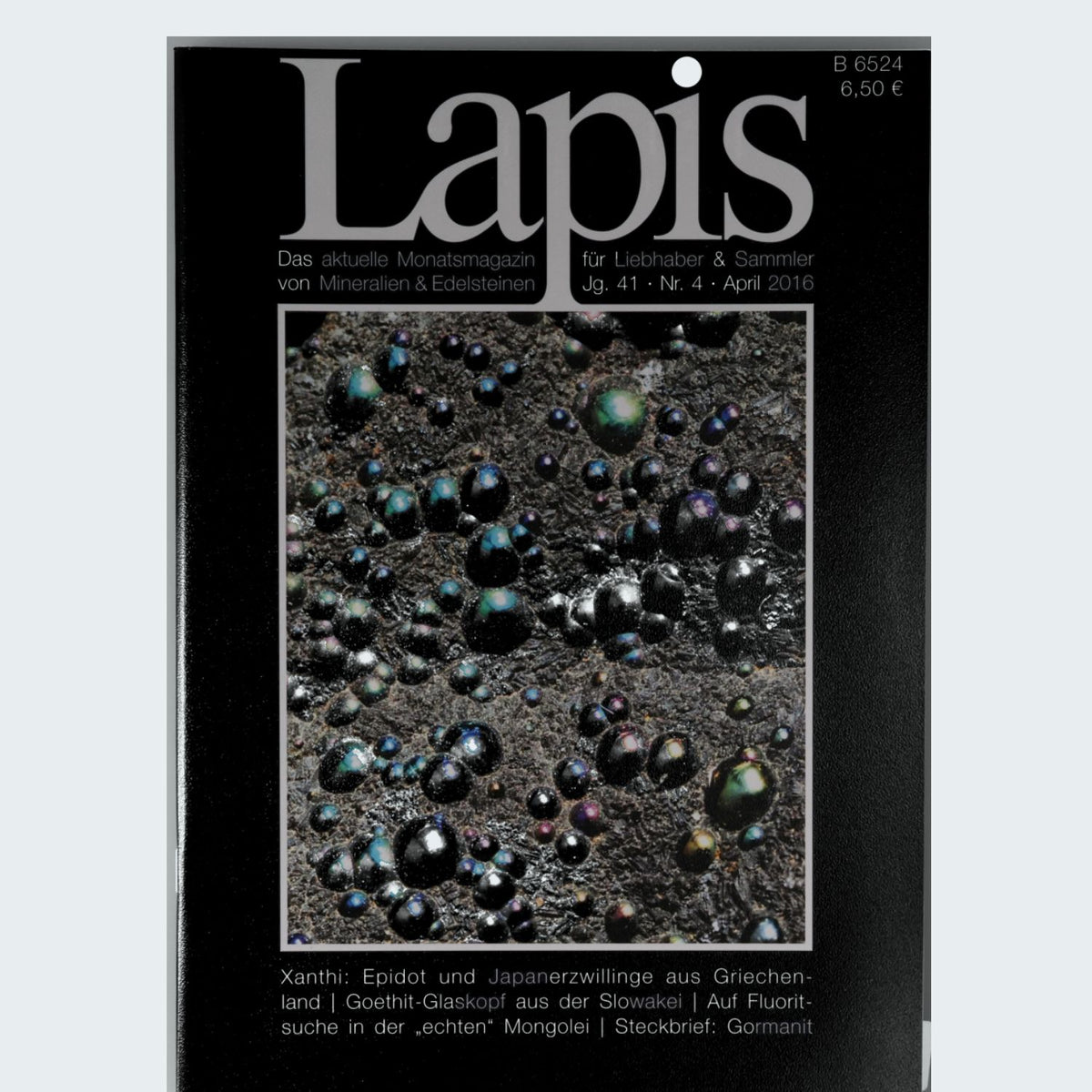 Lapis Mineralien Magazin Jahrgang 2016 Fachzeitschrift Mineralogie für Sammler