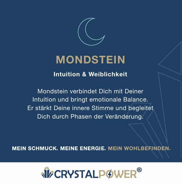 Mondstein – Intuition & Weiblichkeit - Armband crystalpower® - crystal paradise