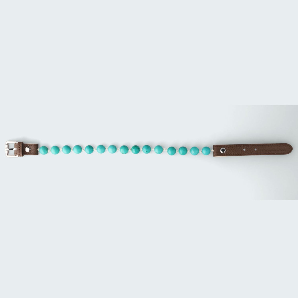 Türkis Hundehalsband crystalpower® für Kraft und Ausdauer Deines Hundes