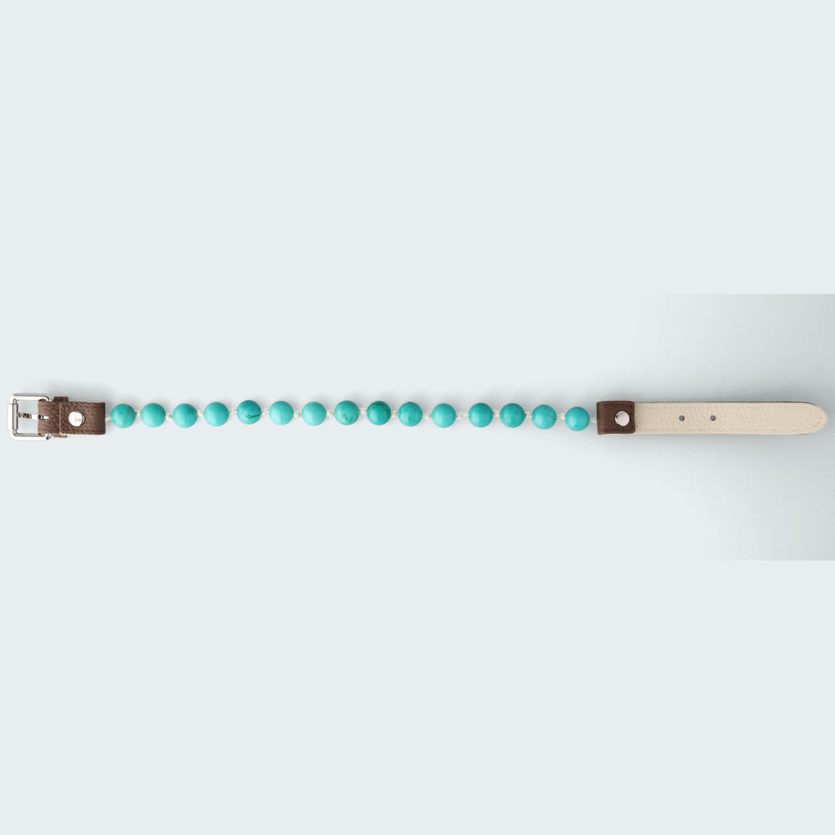 Hundehalsband Türkis crystalpower mit Kraft und Ausdauer für Hunde