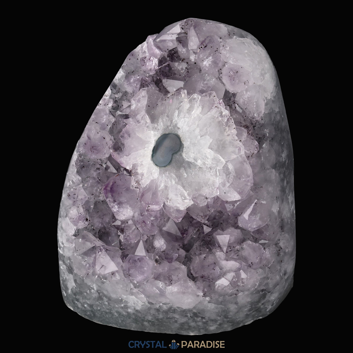 Achatisierter Amethyst Druse aus Uruguay (678g) – Ansicht 5