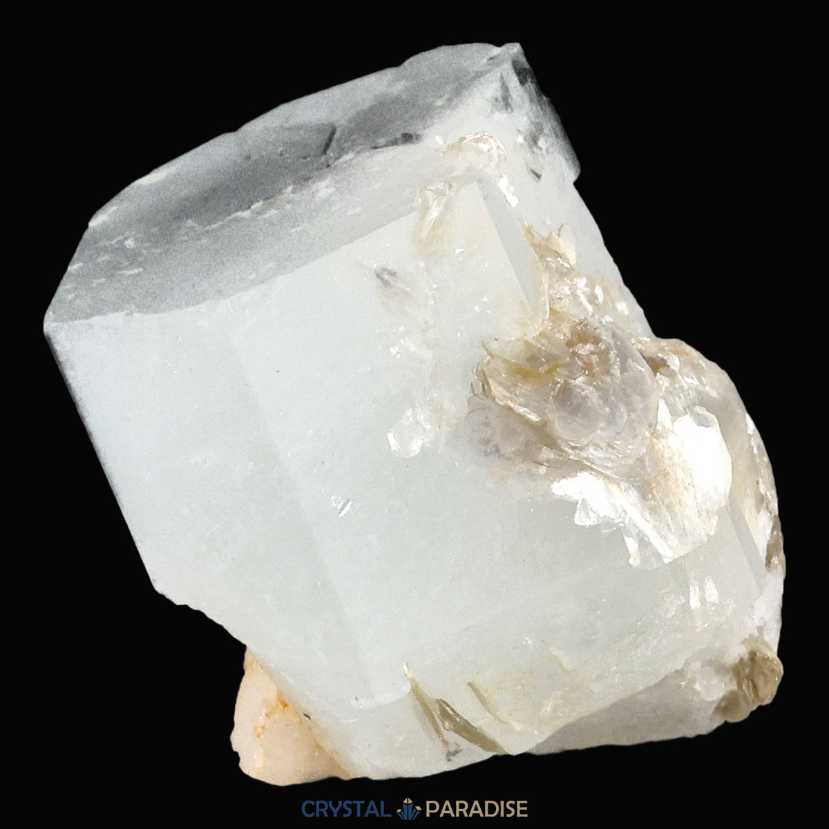 Aquamarin Kristall auf Feldspat aus Pakistan (11g) – Ansicht 5