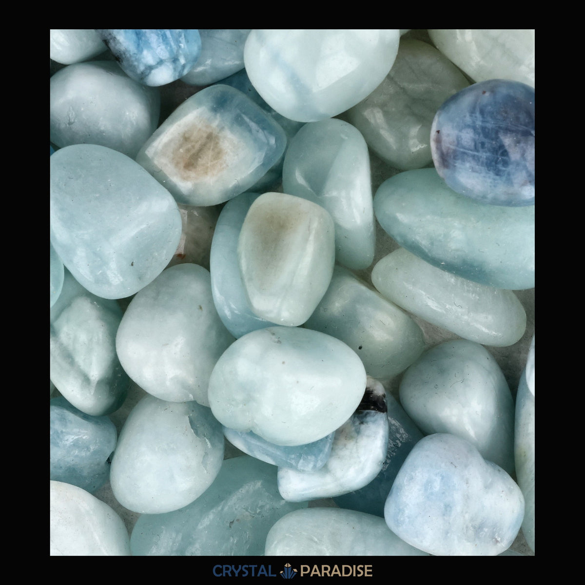 Aquamarin Trommelsteine – Ansicht 5