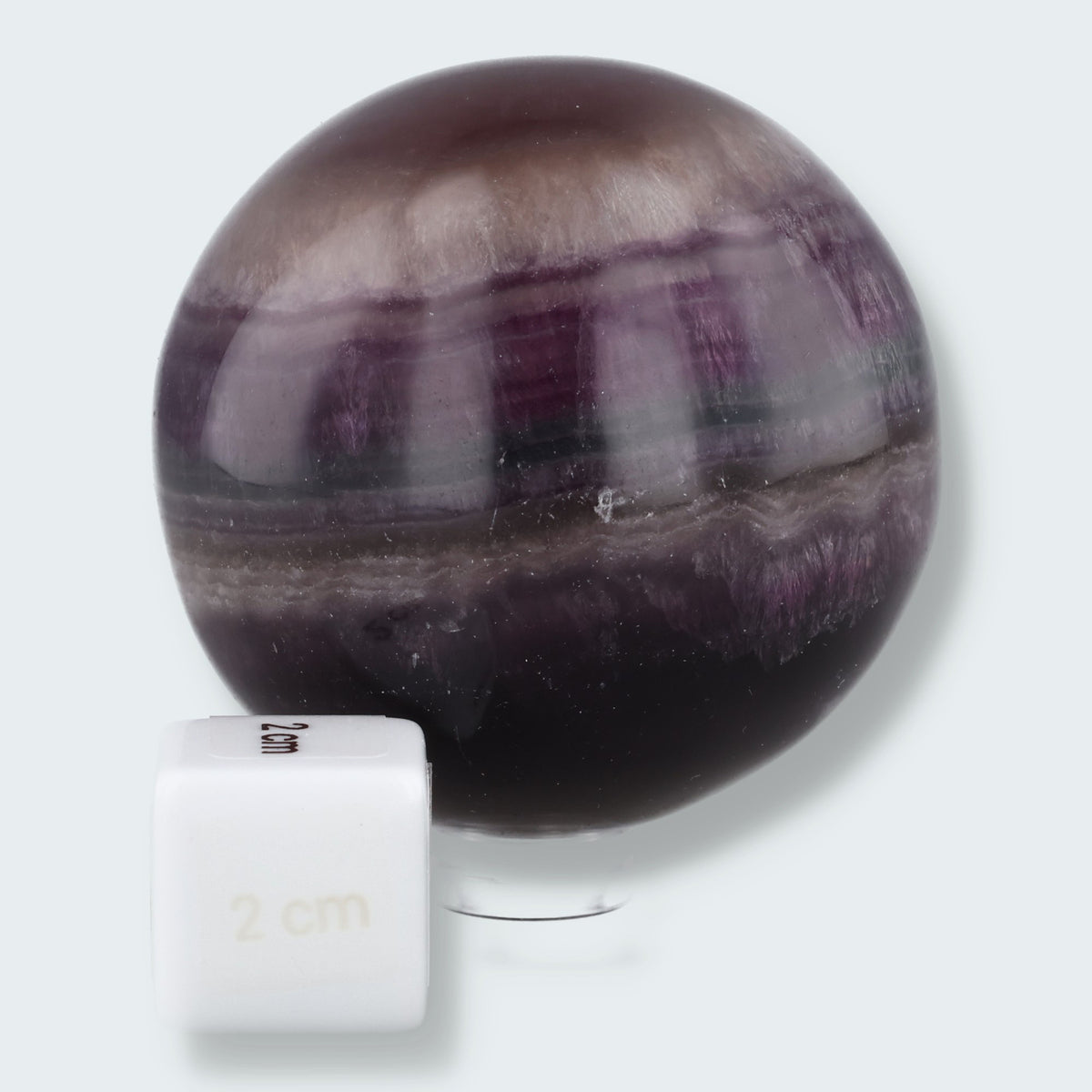 Bänder Fluorit Kugel (5,8cm) – Ansicht 4