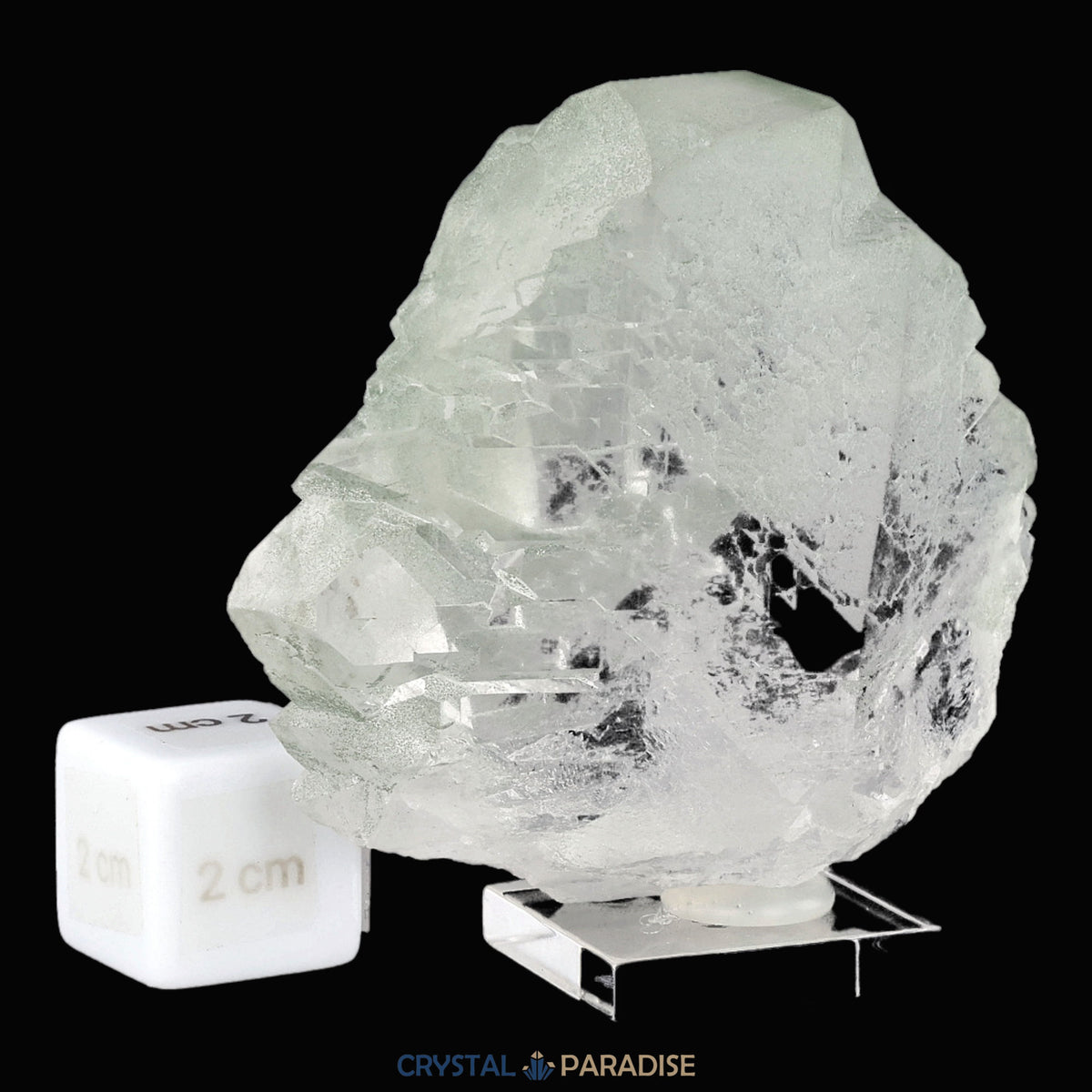 Bergkristall Gwindel aus der Schweiz  (176g) – Ansicht 4