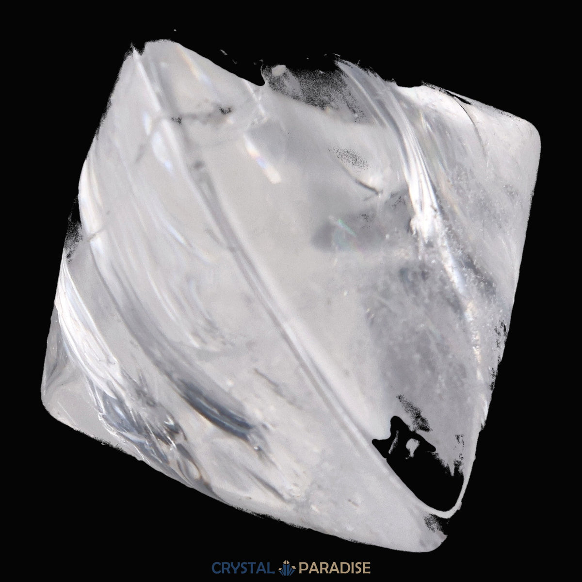 Bergkristall Muschel geschliffen (ca. 30g) – Ansicht 6