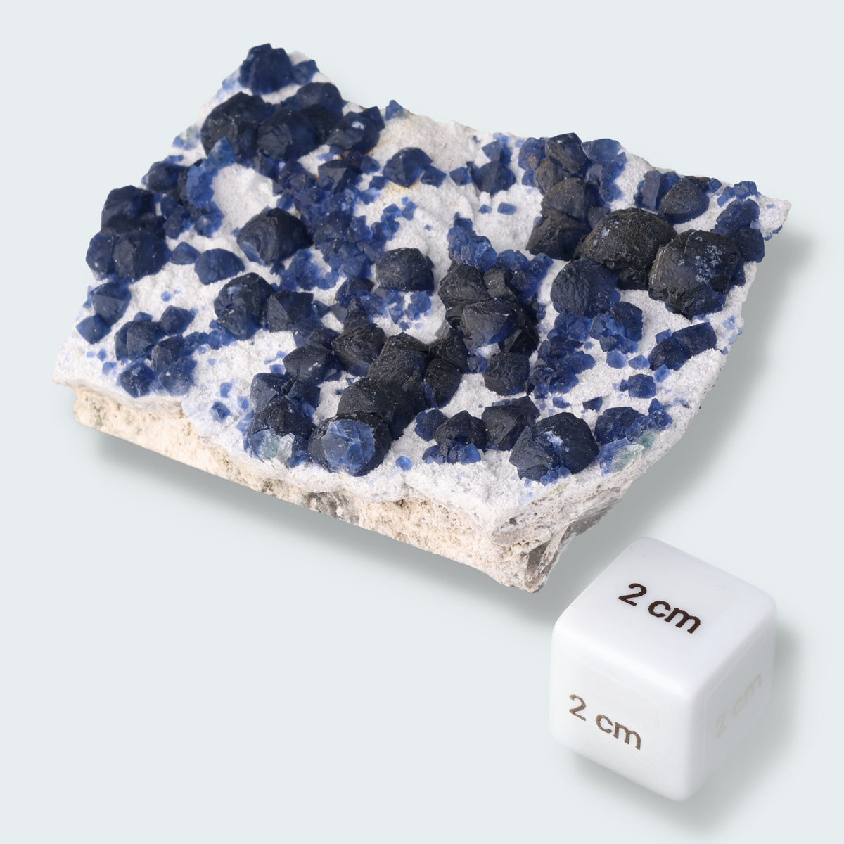 Blaubeer Fluorit aus der Inneren Mongolei (260g) – Ansicht 2