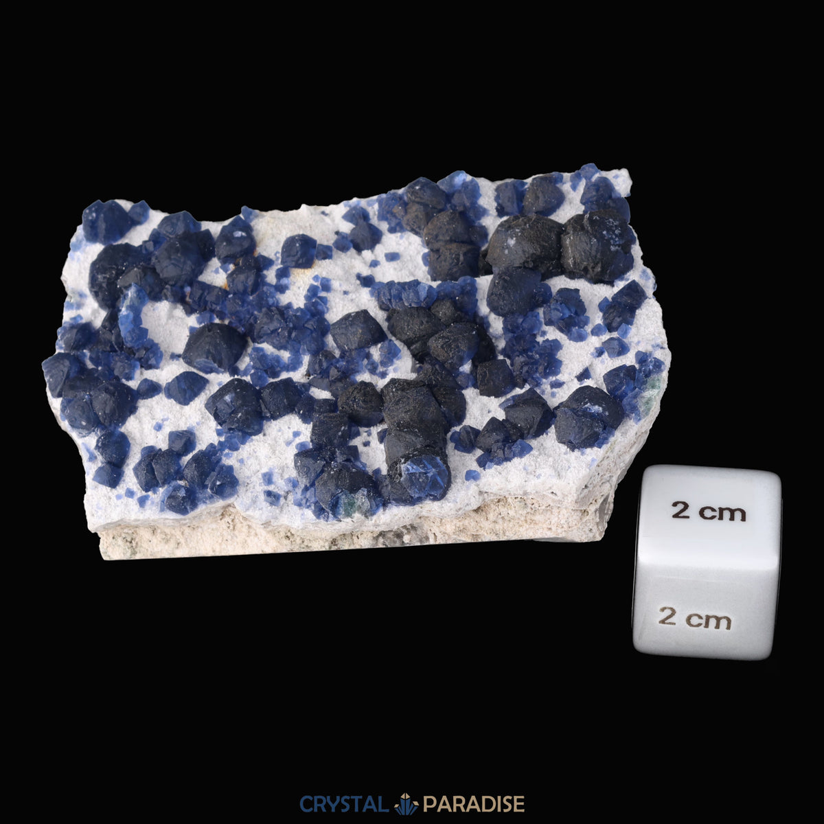 Blaubeer Fluorit aus der Inneren Mongolei (260g) – Ansicht 4