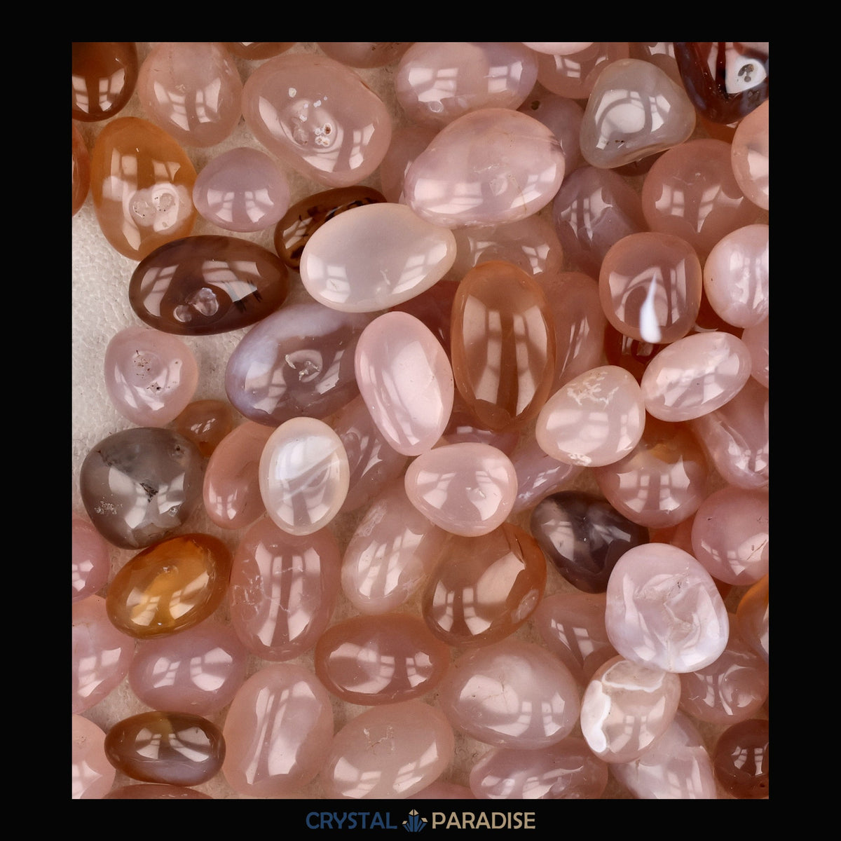 Calcedon Trommelsteine – Ansicht 9