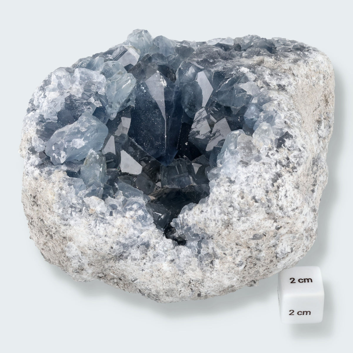 Celestit Celestin aus Madagaskar (4081g) – Ansicht 2