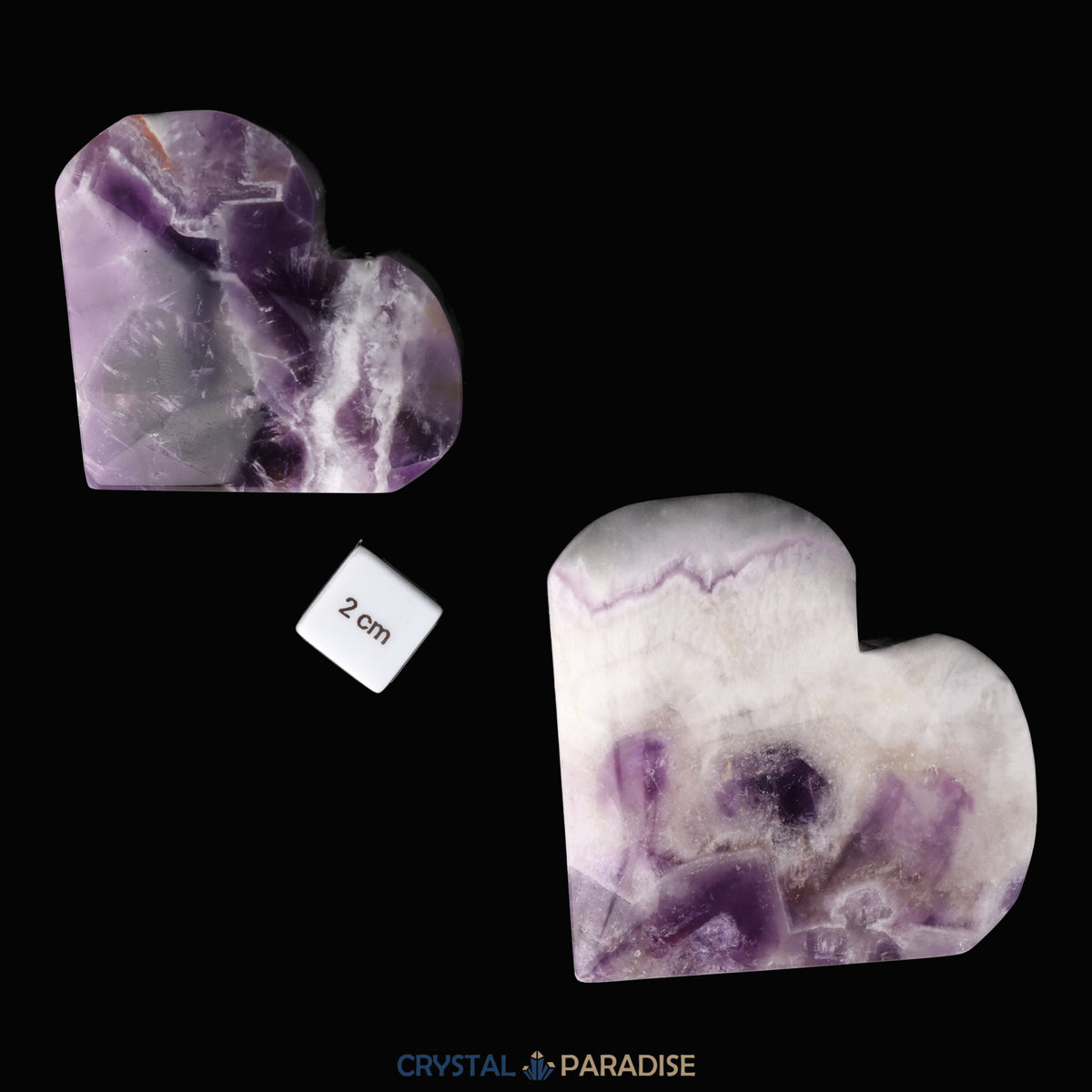Dreamy Amethystquarz Herz aus Sambia – Ansicht 6