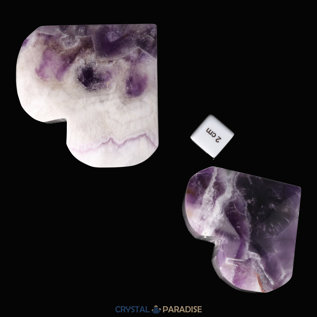 Dreamy Amethystquarz Herz aus Sambia – Ansicht 9