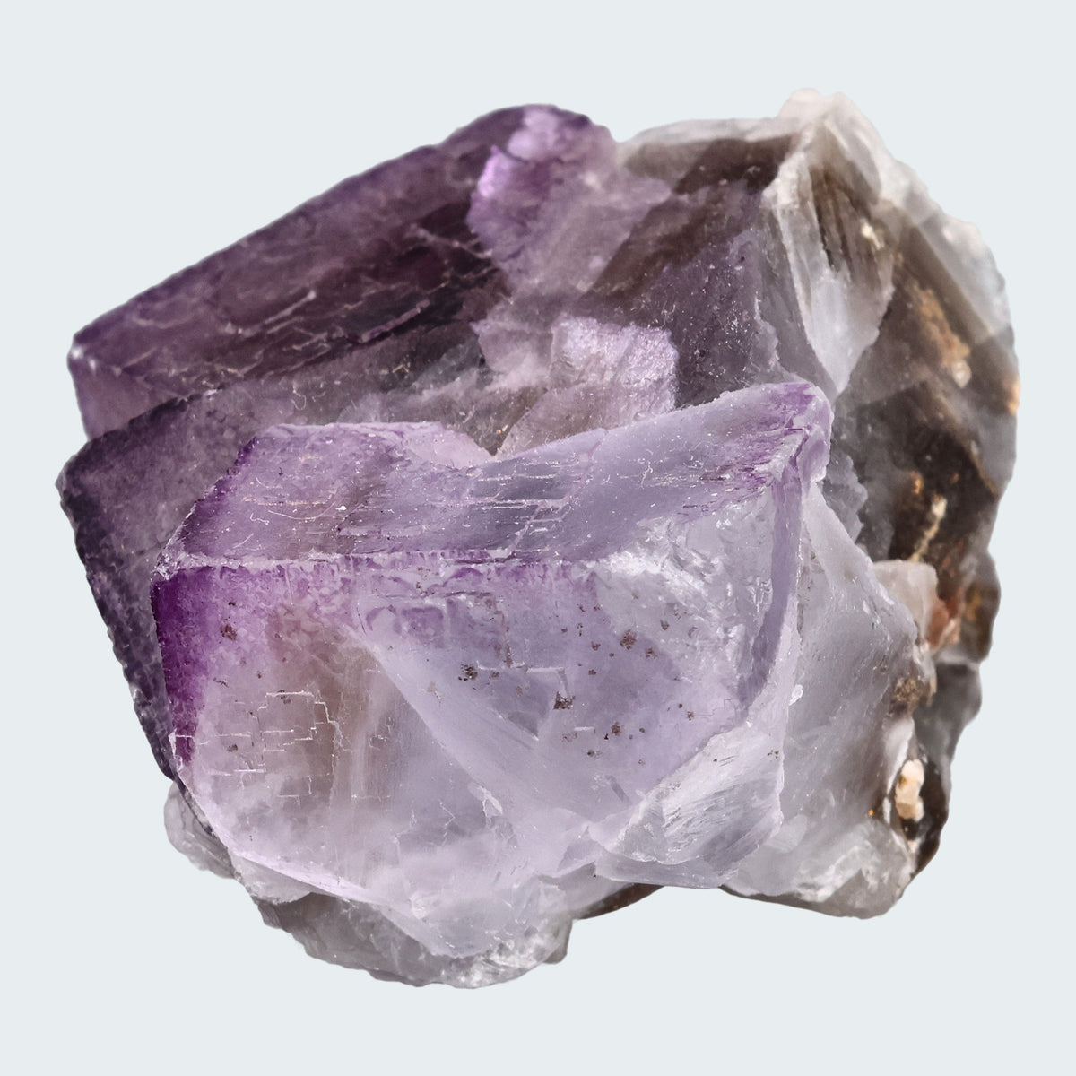 Fluorit Stufe aus Baluchistan Pakistan (88g)  mit Phantom – Ansicht 3