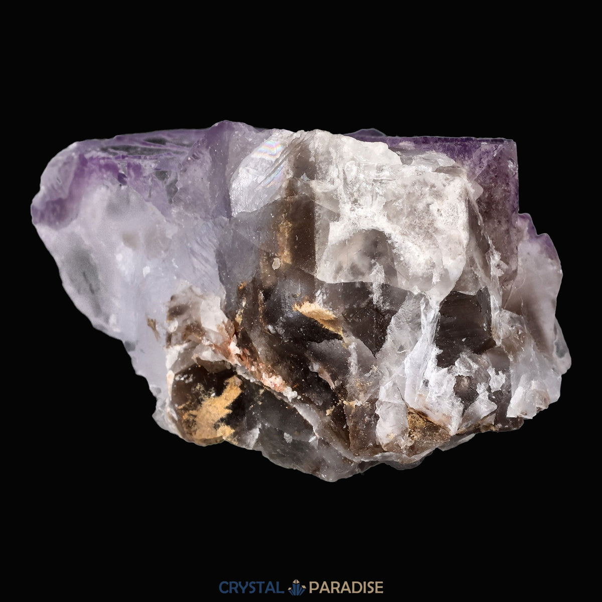 Fluorit Stufe aus Baluchistan Pakistan (88g)  mit Phantom – Ansicht 8