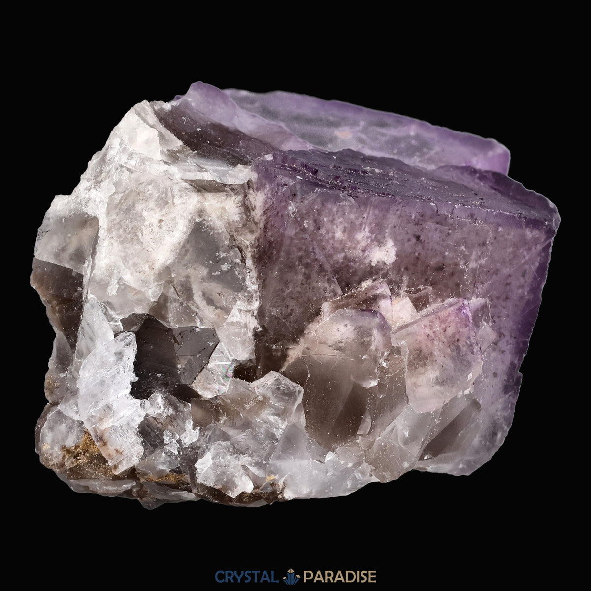 Fluorit Stufe aus Baluchistan Pakistan (88g)  mit Phantom – Ansicht 9