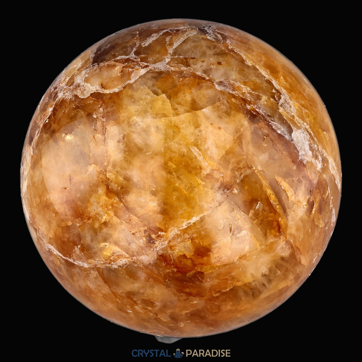 Golden Healer Kugel (Quarz mit Eisenoxid Einschlüssen) aus Brasilien – Ansicht 11