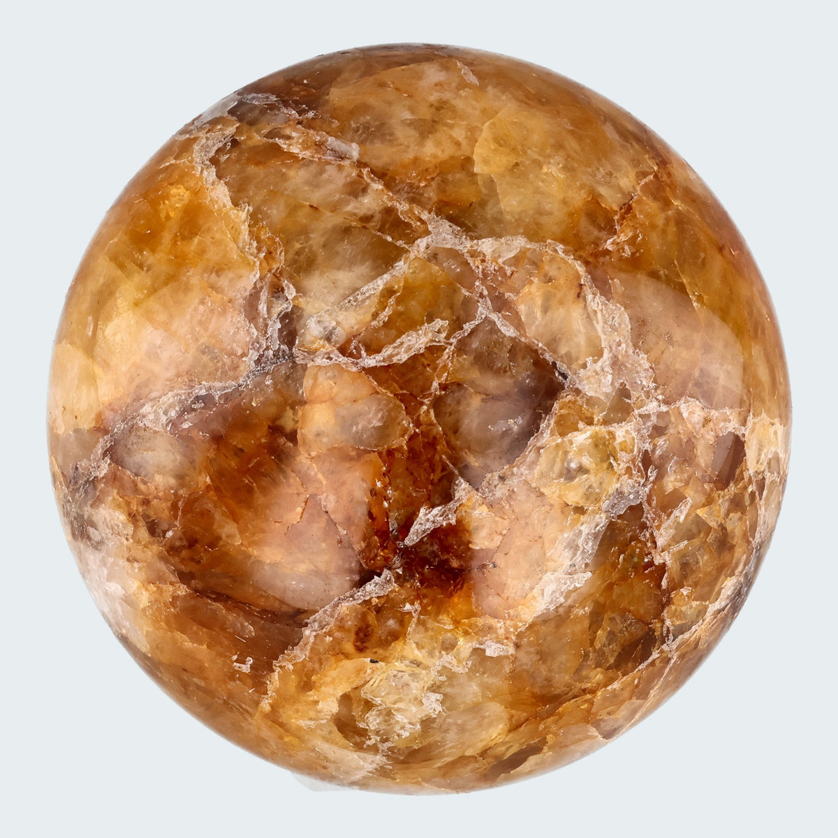 Golden Healer Kugel (Quarz mit Eisenoxid Einschlüssen) aus Brasilien – Ansicht 3
