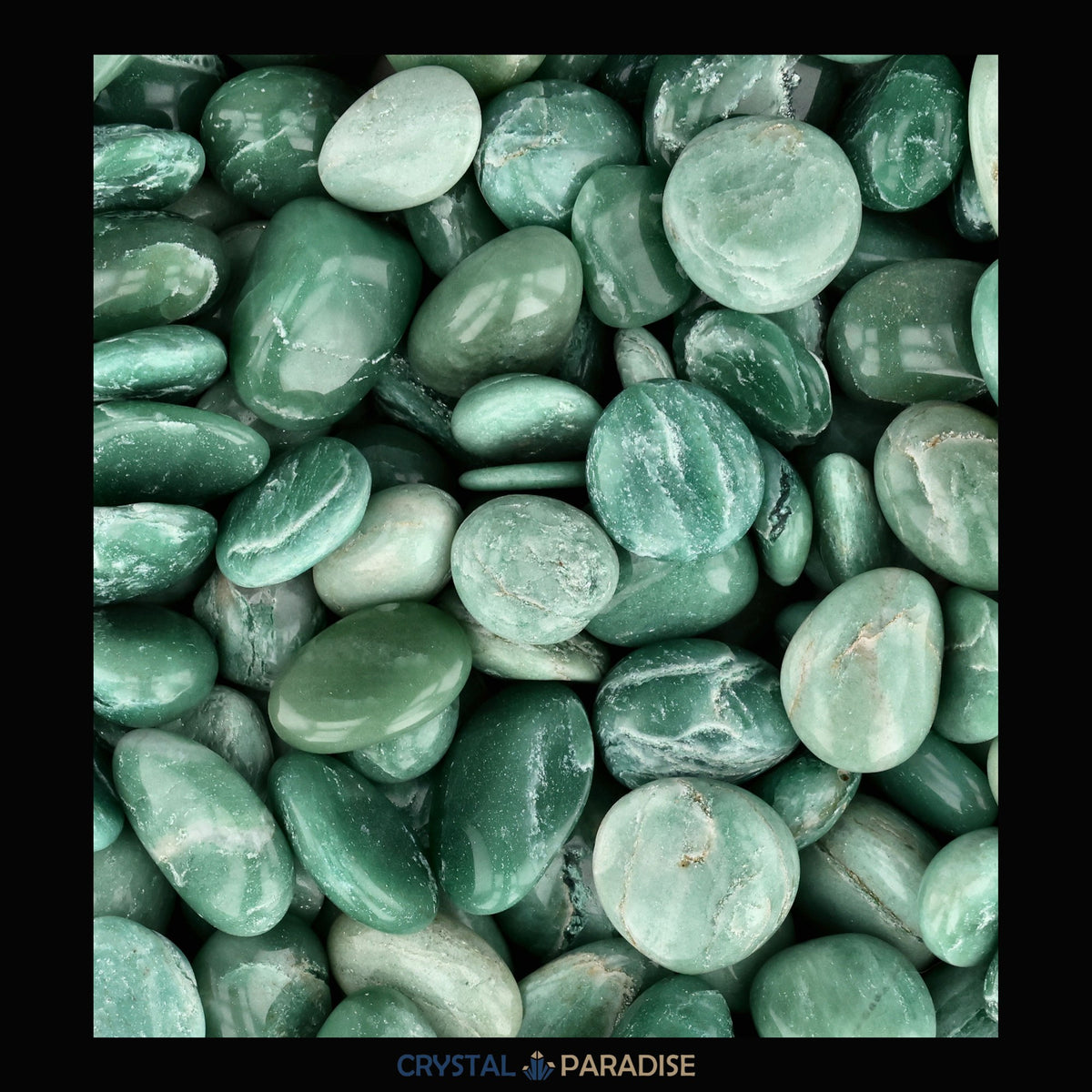 Green Mica Trommelsteine – Ansicht 4