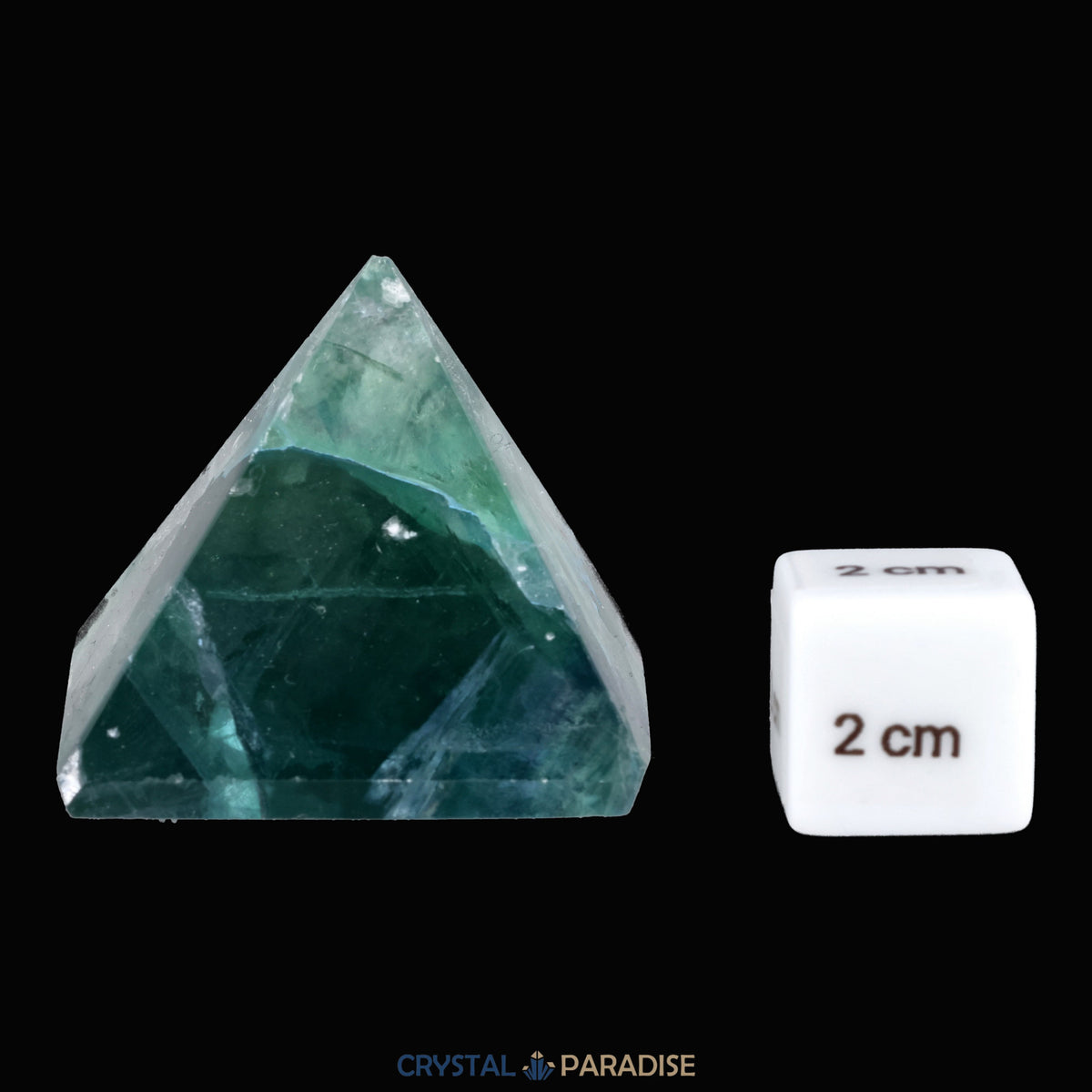 Grüne Fluorit Pyramide aus Brasilien (127g) – Ansicht 5