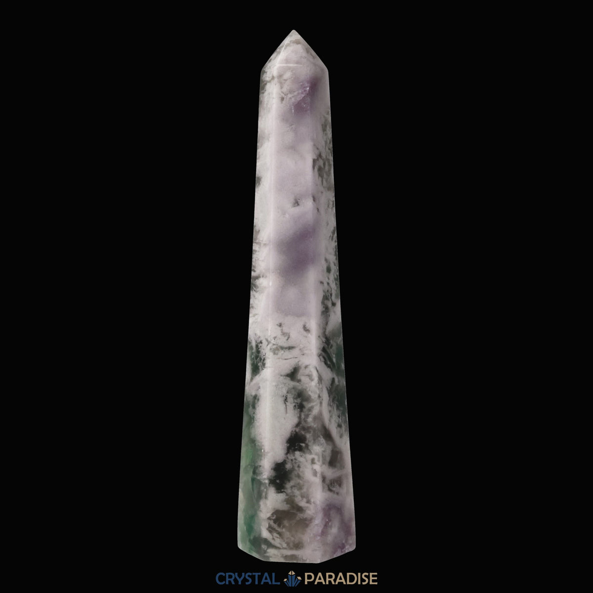 Grüner Fluorit Obelisk aus der inneren Mongolei (1084g) – Ansicht 8