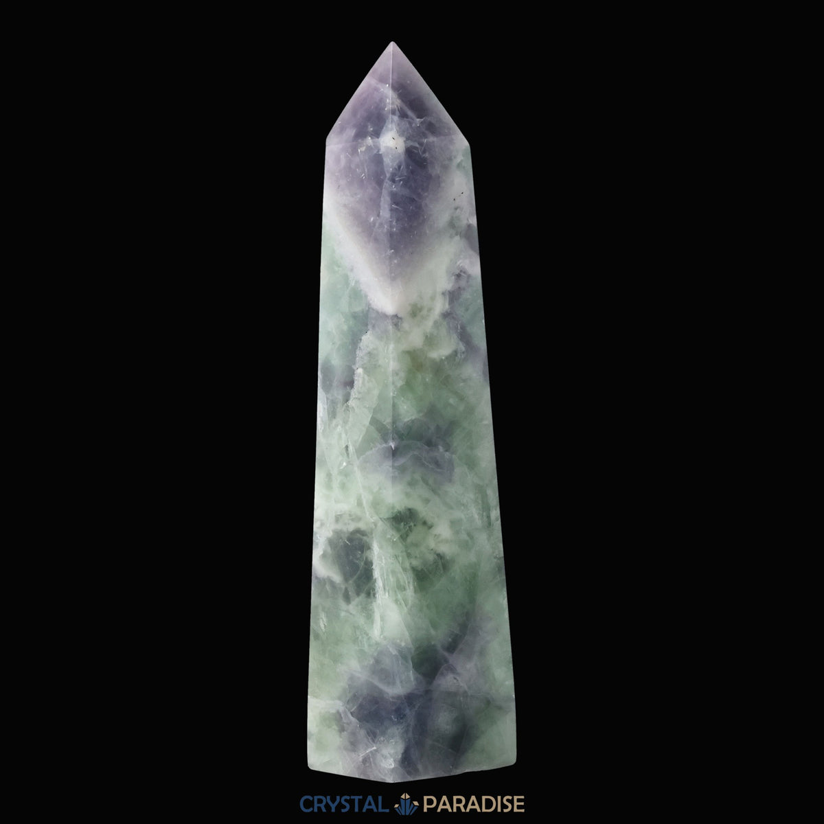 Grüner Fluorit Obelisk aus der inneren Mongolei (702g) – Ansicht 6