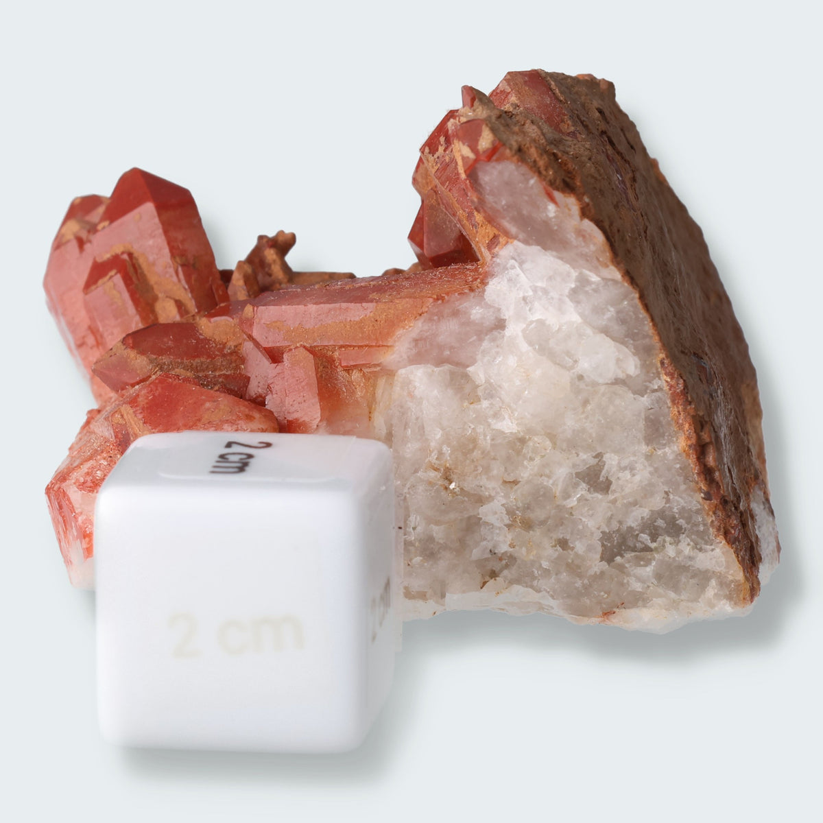 Hämatoid Quarz / Eisenkiesel Stufe aus Namibia (134g) – Ansicht 4