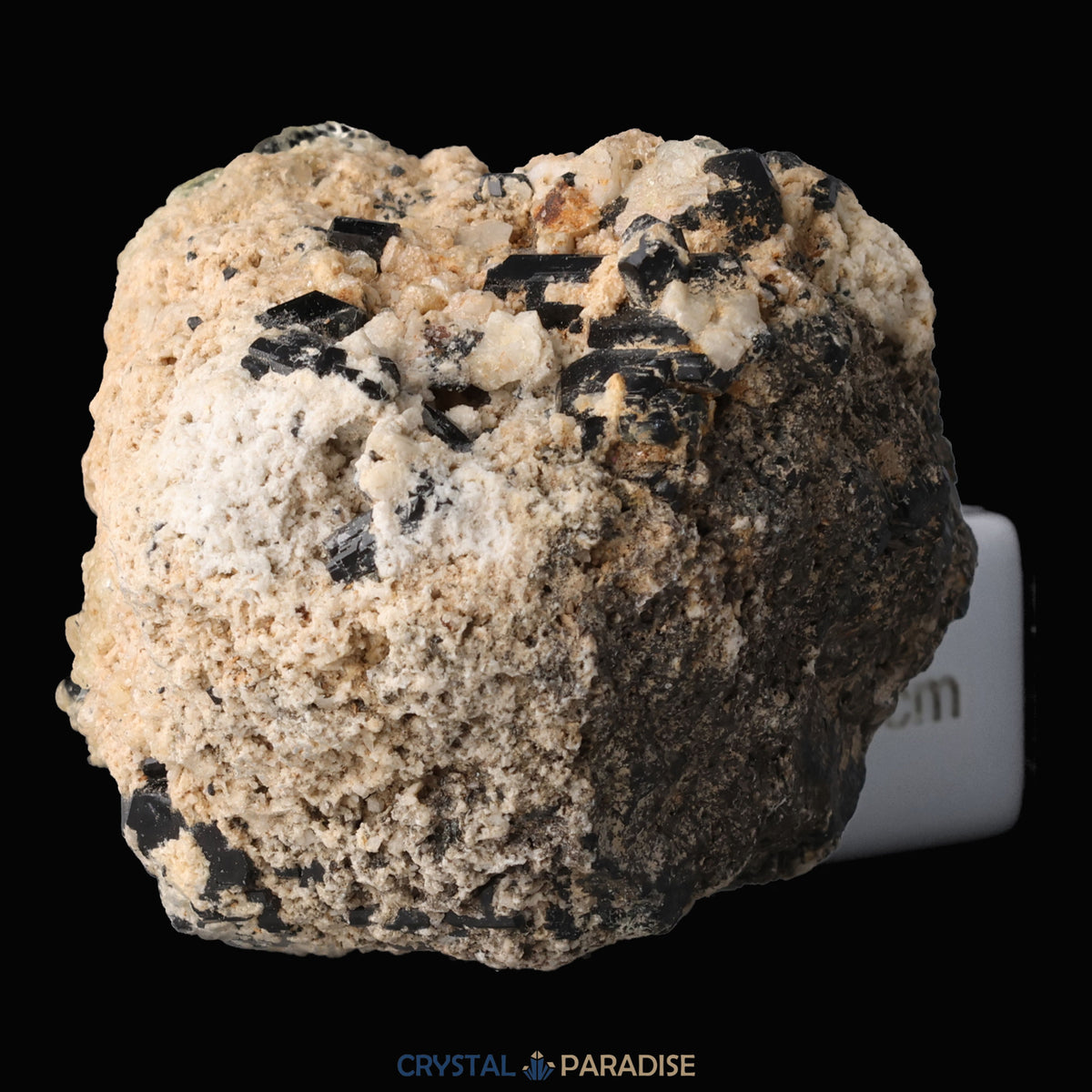 Hyalith  (UV Reaktiv) und Schörl Turmalin aus Namibia (164g) – Ansicht 8