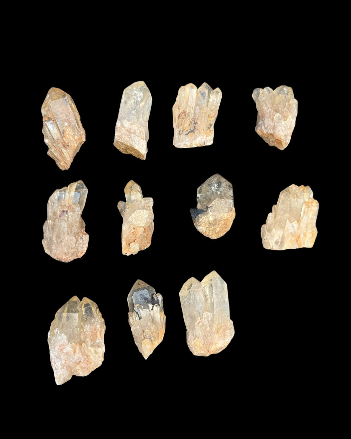 Citrin mini Cluster aus Kunduluni, Kongo - nicht wärmebehandelt - crystal paradise