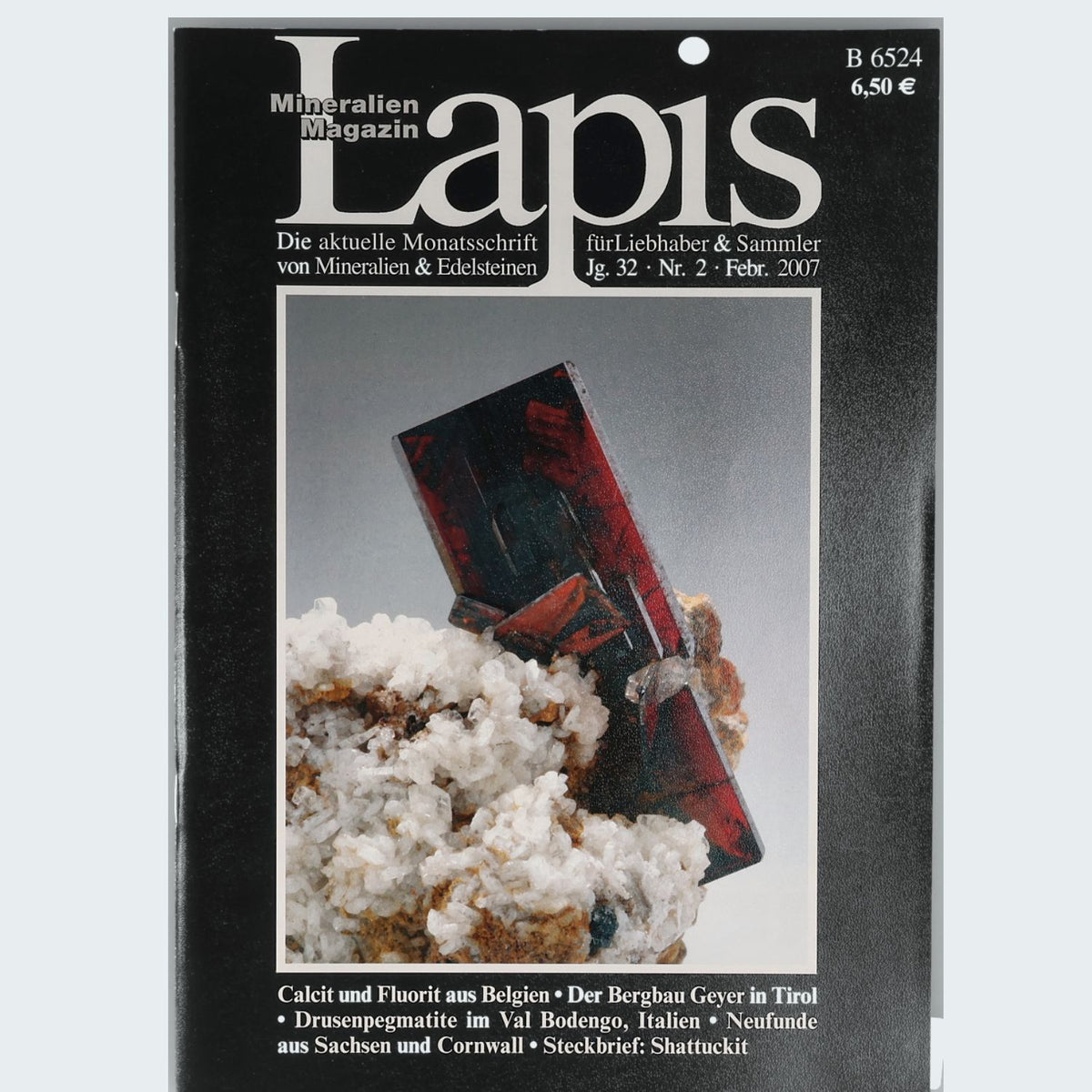 Lapis Mineralien Magazin Jahrgang 2007 Jg. 32 Fachzeitschrift Mineralogie