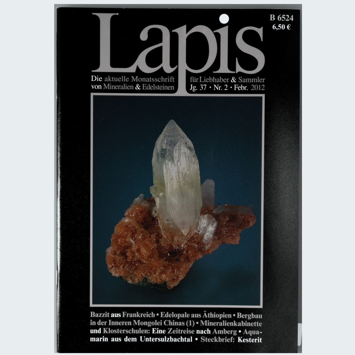 Lapis Mineralien Magazin Jahrgang 2012 Jg. 37 Fachzeitschrift Mineralogie Sammler