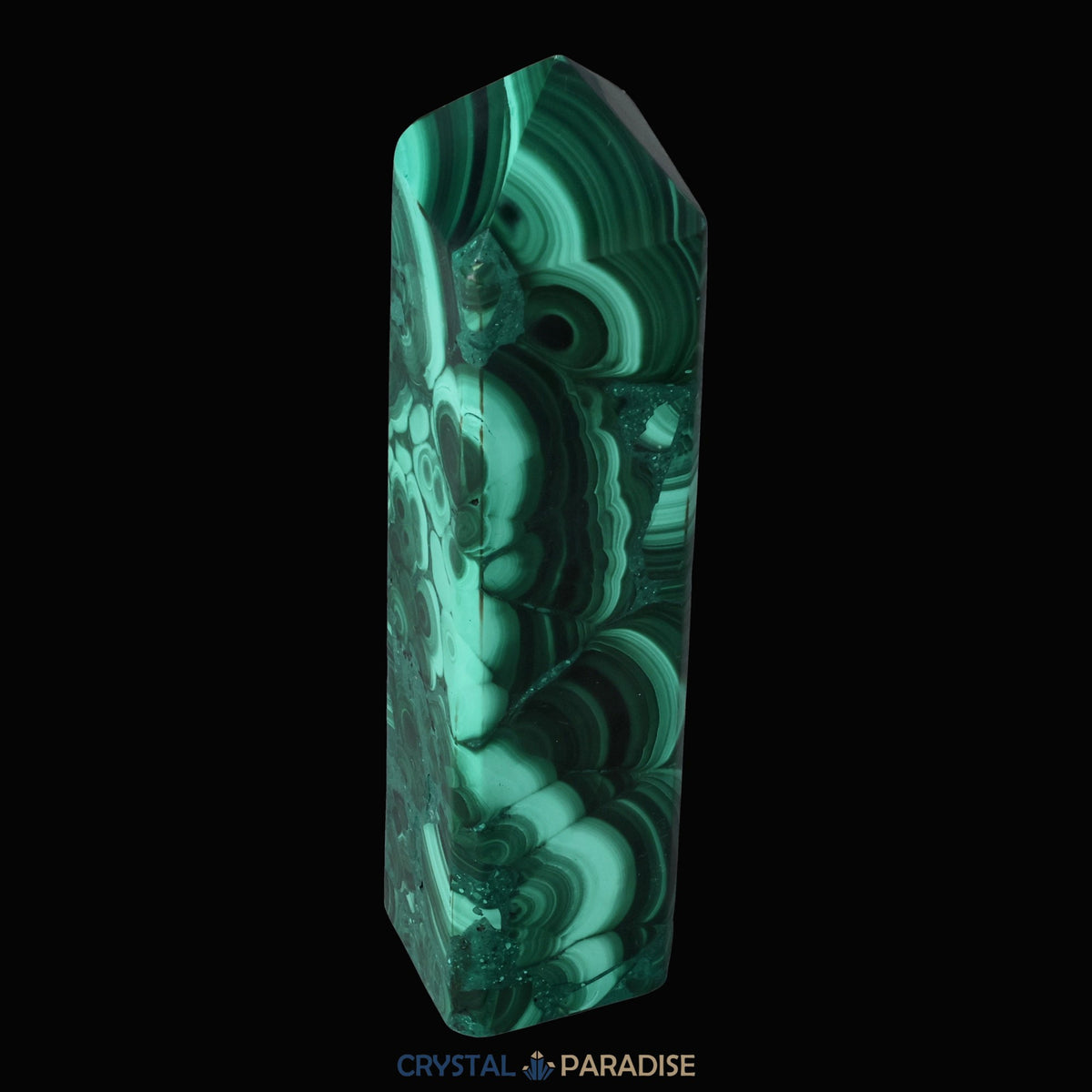 Malachit Obelisk aus dem Kongo – Ansicht 8