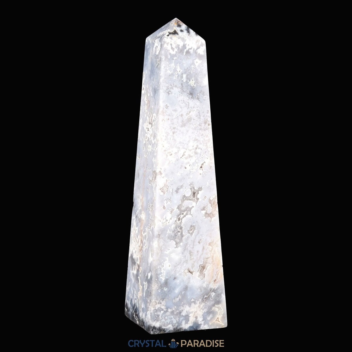 Obelisk aus Blue Pacific Achat (250-350g) – Ansicht 7